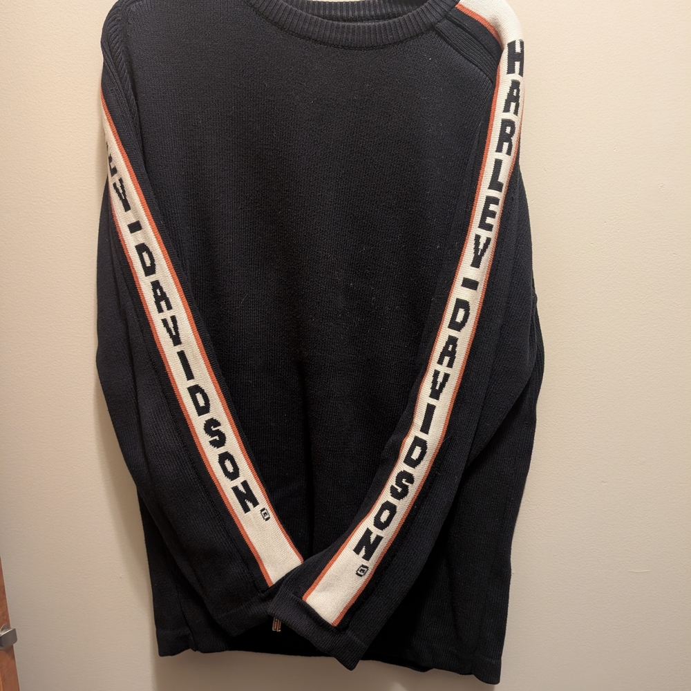 Vintage 90s Harley-Davidson Black Sweater